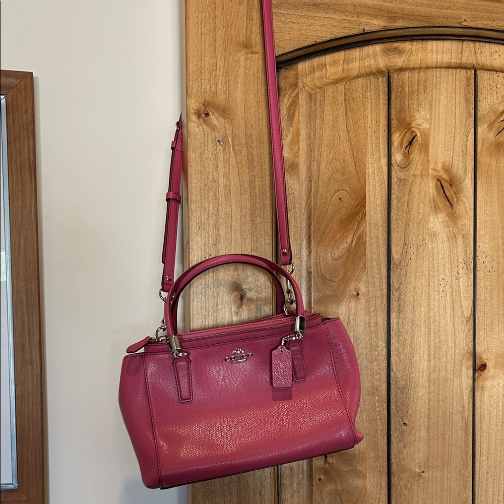 Coach Pink Leather Bag